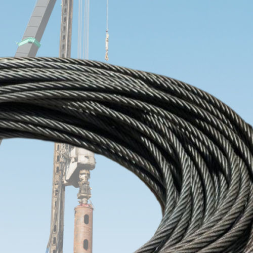 Drahtseil für Steinbrüche - C.F.WIREROPE, LTD - für Bohranwendungen / für die Einsatzbereiche Erdöl und Gas / Stahl