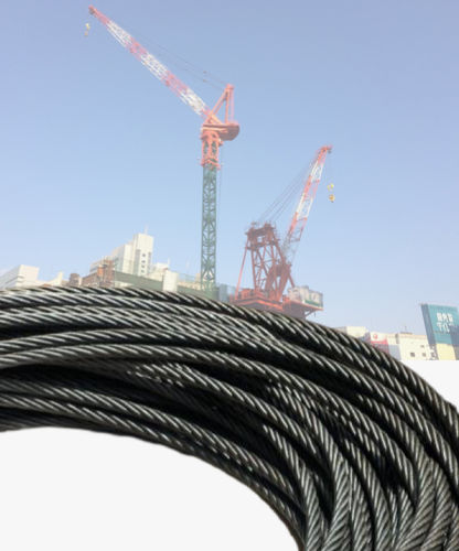 Hebekabel für Turmkräne - C.F.WIREROPE, LTD - Stahl / flexibel / nachhaltig