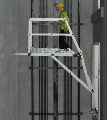 Mobiles Gerüst - DSW SOLUTIONS - Fassaden / für Aufzugsanlage / modular
