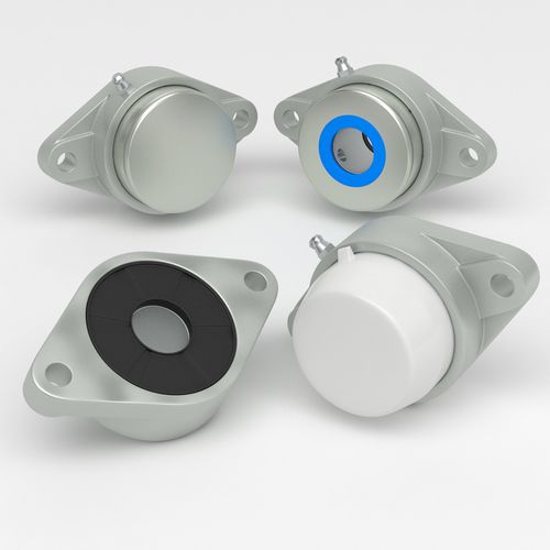 Flanschlagereinheit - SFL series - NHK Group ApS - oval / Edelstahl / Gummi