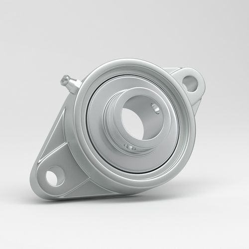 Flanschlagereinheit - SFL series - NHK Group ApS - oval / Edelstahl / Gummi