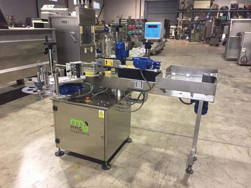 Automatische Etikettiermaschine - MMG-140 - Mmg Maquinaria - für Flaschen / für selbstklebende Etiketten