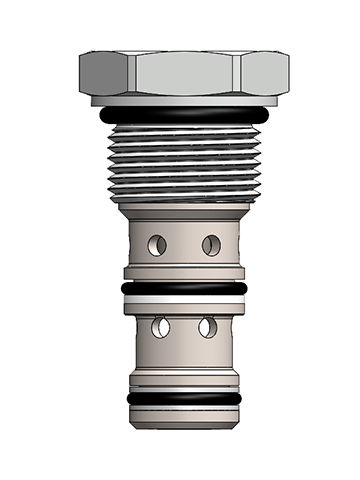 Federdruck-Rückschlagventil - HPC10 - Hydrabase - Patronen / Kolben / Einschraub