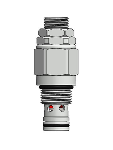 Kompakte Entlastungsventil - HRV09-P0 - Hydrabase - Einschraub / hydraulisch / Standard