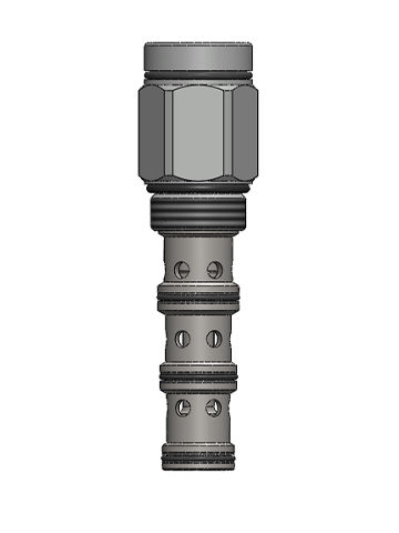 Hydraulik-Wegeventil / Schieber - PD16-2340-35 - Hydrabase - vorgesteuert / 3-Wege / kompakt
