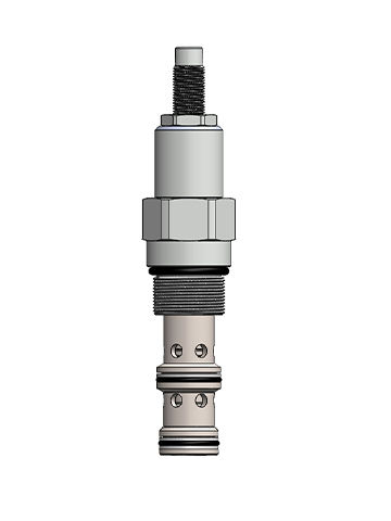 Stell-Druckbegrenzungsventil - PR12-S6 - Hydrabase - kompakt / hydraulisch / Einschraub