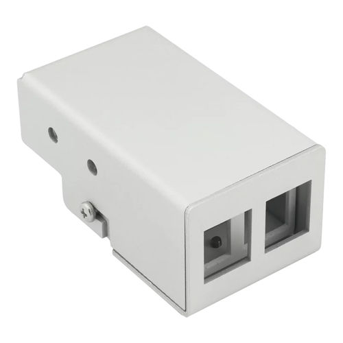 Gehäuse für Hutschienen - 21814.AL-2P - AIXONTEC - rechteckig / Aluminium / für Stromkabel
