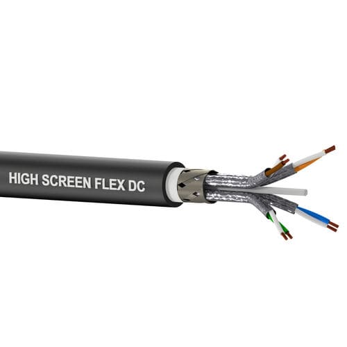 Glasfaser-Datenkabel - HIGHSCREENFLEX - AIXONTEC - Ethernet / geschirmt / flammwidrig