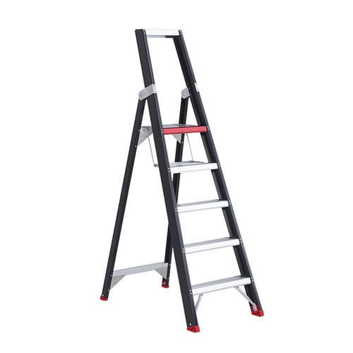 Aluminium-Trittleiter - Taurus - Altrex B.V. - genieteten Sprossen / mit 3 Stufen / mit 4 Stufen