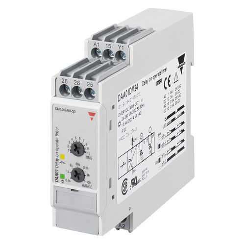 Timer für DIN-Schiene - DAA01CM24 - Carlo Gavazzi Automation SpA - für Industrieanwendungen / für Gehäuse / gehäuse