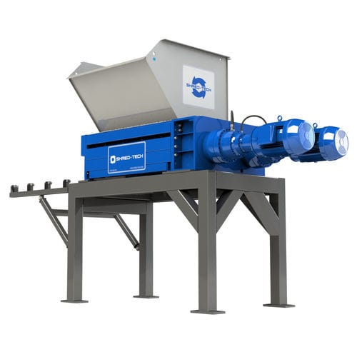 Vierwellenschredder - STQ-75  - Shred-tech - für Holz / Papier / für medizinische Produkte