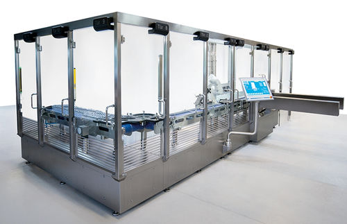 Be- und Entladesystem / für Verpackungen pharmazeutischer Produkte - VTS - HOF Sonderanlagenbau GmbH - für die Pharmaindustrie / Sterilisation