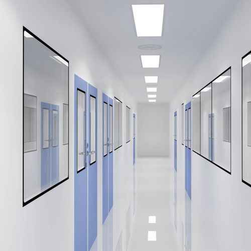 Karussell-Tor - CLEAN ROOM DESIGN d.o.o. - Aluminium / für den Innenbereich / Zugang