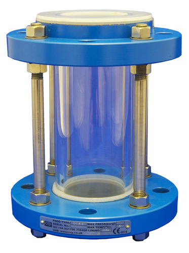 Borosilikatglas-Schauglas - Corrosion Resistant Products Ltd. - Kohlenstoffstahl / Flansch