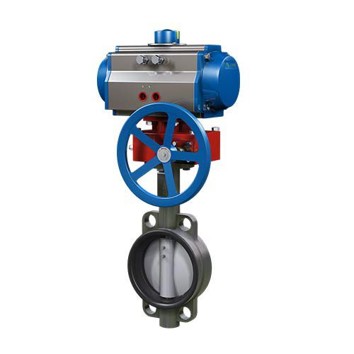 Absperrklappe - Wuxi CTENO Actuators Manufacture Co., Ltd. - pneumatisch / Stell / Entleerung
