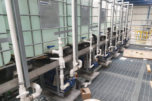 Pump-Skid - Cukurova Muhendislik Elektrik Elektronik Mak. San.ve tic. A.S. - Stell / zum Messen und Laden / für Chemikalien