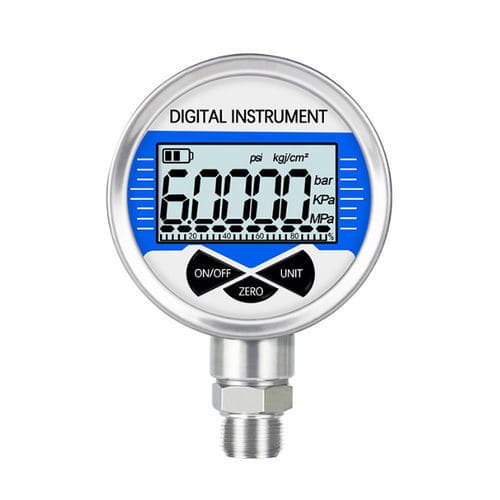 Manometer mit LCD-Display - YK60 - Xi'an Yunyi Instrument Co., Ltd. - NPT 1/4 / chemikalienbeständig / für Hydraulikanwendungen