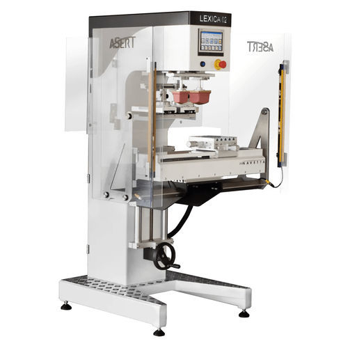 4-Farben-Tampondruckmaschine - LEXICA 02 - ASERT SRL - mit hermetischem Farbgebersystem / halbautomatisch / 2-Farben