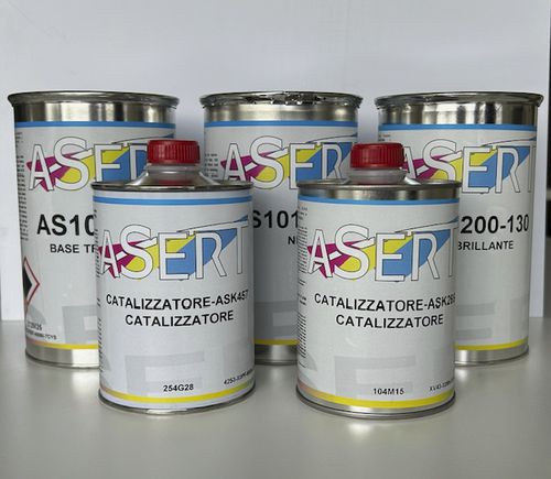 Tampondruck-Tinte - ASERT SRL - für Kunststoff / für Textilien / Zweikomponenten