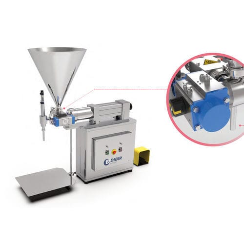 Halbautomatische Dosieranlage - Dibir Group S.r.l. - für pastöse Produkte / für Flüssigkeiten / für die Lebensmittelindustrie