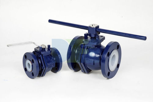 Kugelventil - DIPFLON Engineering & CO. - manuell / Stahl / PFA