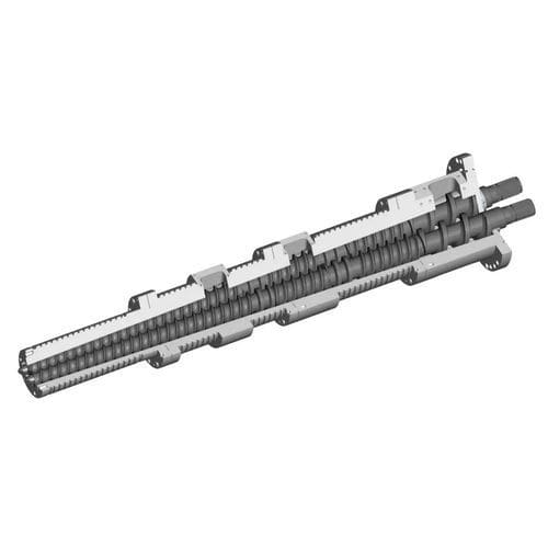 Doppelschneckenextruder - MAS series - efactor3 - für die Kunststoffindustrie / für Thermoplaste / kompakt