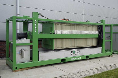 Rahmenfilterpresse - DFP1200 - Dutch Filtration BV - automatisch / zur Abwasserbehandlung / für Chemikalien