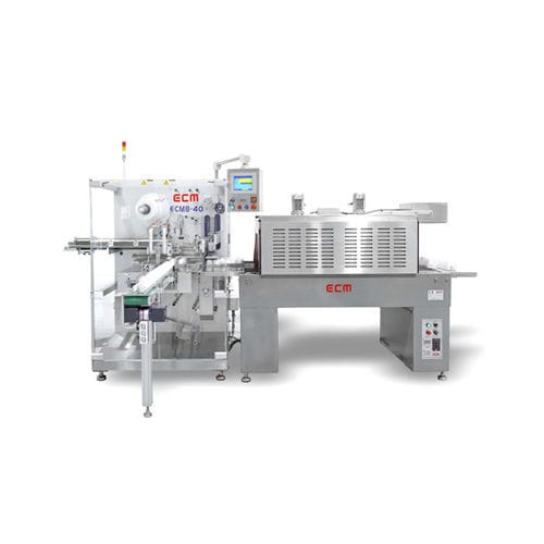 Schrumpffolienverpackungsmaschine für Flaschen - ECMB-40  - ECM Co., Ltd. - mit Schrumpftunnel / mit hoher Drehzahl