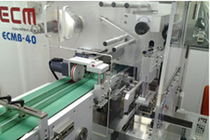 Stretch-Banderoliermaschine - ECMB-40 - ECM Co., Ltd. - für Karton