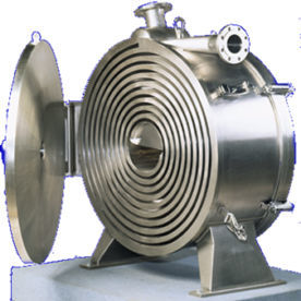 Spiralwärmetauscher - Economy Process Solutions Pvt. Ltd. - flüssig/flüssig / Titan / Stahl