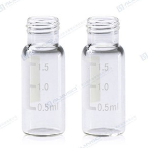 Fläschchen mit flachem Boden - ALWSCI® - Zhejiang Alwsci Technologies Co., Ltd. - Borosilikatglas / Weißglas / für Labor