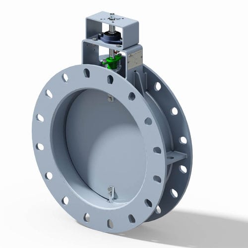 Absperrklappe - AMM701 - AMMtech Srl - manuell / Biogas / Flansch