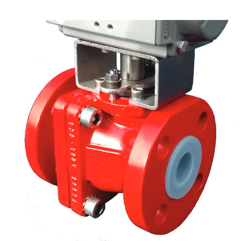 Kugelventil - SPHERON9® - GFT German Fluorolined Technik GmbH - Hebel / Steuerung / Absperr