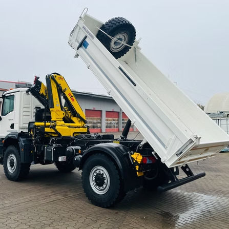 LKW-montierter Kran - MAN TGM 18.320 4x4 BB - Wiese GmbH & Co. KG Fahrzeugbau u. Nutzfahrzeuge - hydraulisch