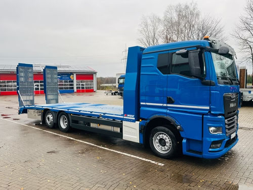 Transport-LKW - LKW MAN TGX 26.440 6x2-4 LL - Wiese GmbH & Co. KG Fahrzeugbau u. Nutzfahrzeuge - 3-Achsen / für Baustelle / für Träger