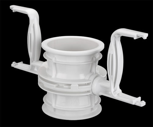 Absperrklappe - AVAX - Andocksysteme G. Untch GmbH - manuell / für flansch / Prozess
