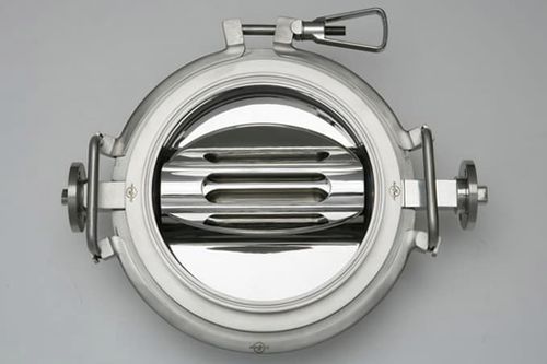 Hygienisches Ventil - Hanningfield Process Systems Ltd. - mit Absperrklappe / manuell / Durchsatzkontrolle