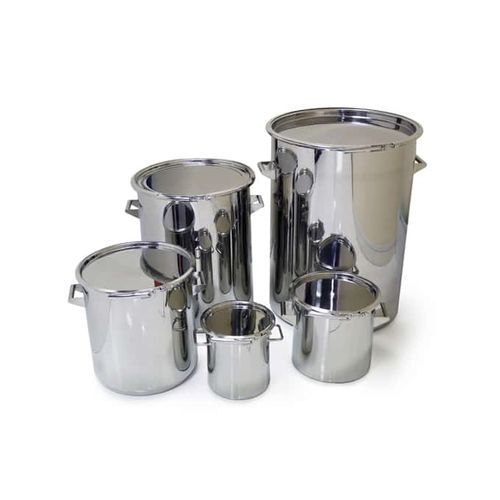 Edelstahl-Fass - HPN0 series - Hanningfield Process Systems Ltd. - mit Griffen / mit Deckel / mit Haken