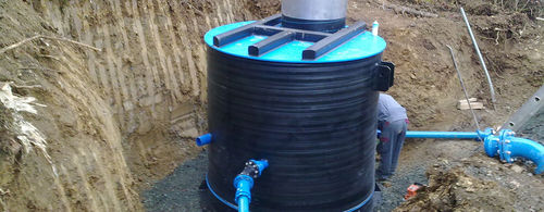 Flüssigkeitssammlungs-Becken - WiRoTec Henze GmbH - Wasserspeicher / Polyethylen