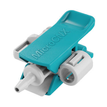 Quadratischer Rohrverbinder - MicroCNX™ - Aseptic Group SAS - Kunststoff / Schnell