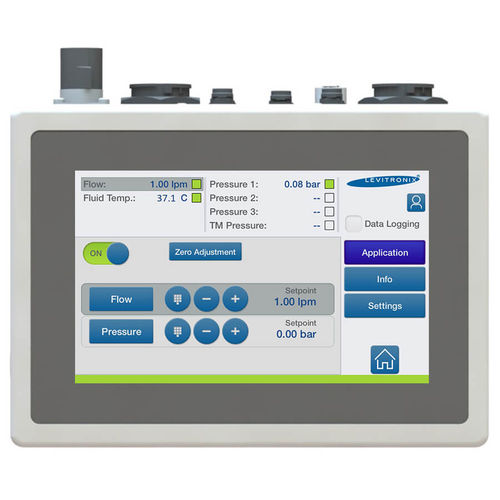 LCD-Monitor - PuraLev LCO-i100 - Aseptic Group SAS - mit Touchscreen / wandmontiert / individuell gestaltbar