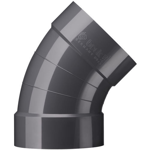 PVC-Rohrbogen - Beck Kunststoffverformungs GmbH - 45°