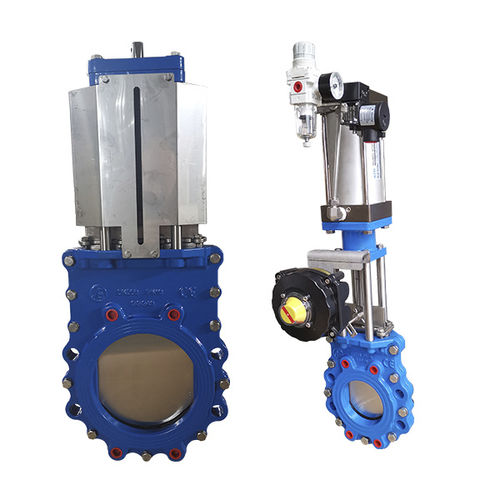 Plattenschieber - 0KGV49X1-10Q series - WuXi BETTA Fluid Control Co., Ltd. - Hebel / mit Handrad / pneumatisch