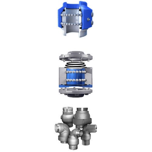 Drehbarer Anschluss - Assentech Sales Ltd - hydraulisch / Gewinde / rechtwinkelig