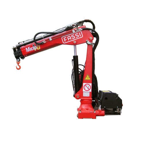 Mobiler Mini-R-Kran - M10A series - FASSI Ladekrane GmbH - für Hubanwendungen / hydraulisch / funkgesteuert