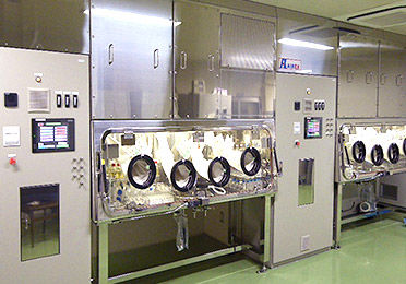 Containment-Isolator / für Keimfreiheitstests - Airex Co., Ltd - für Qualitätskontrolle / bodenstehend / ISO Klasse 5