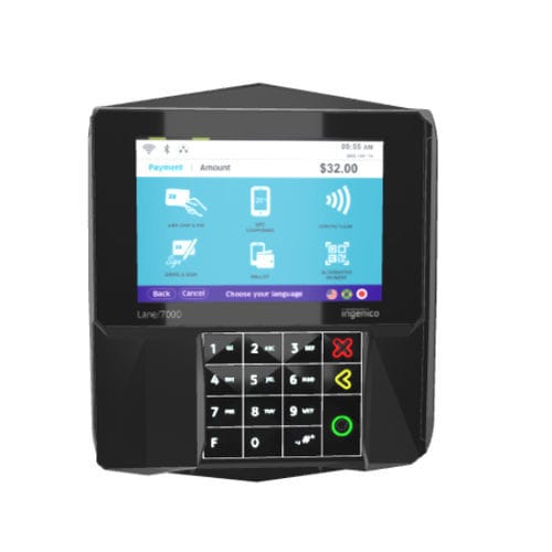 Kontaktloses Zahlungsterminal - Lane series  - Ingenico - mit PIN-Pad