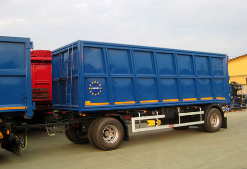 Kippanhänger - GERVASI ECOLOGICA SRL - für Containertransport / für Abfall / für Stahlschrott