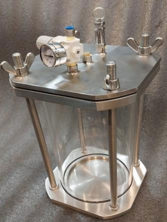 Glasdruckbehälter - BHFGC series - Burhani Engineering Technology - Edelstahl / Acryl