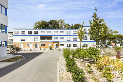 Temporäres Gebäude - COUGNAUD SERVICES - Büro / mit Holzverkleidung